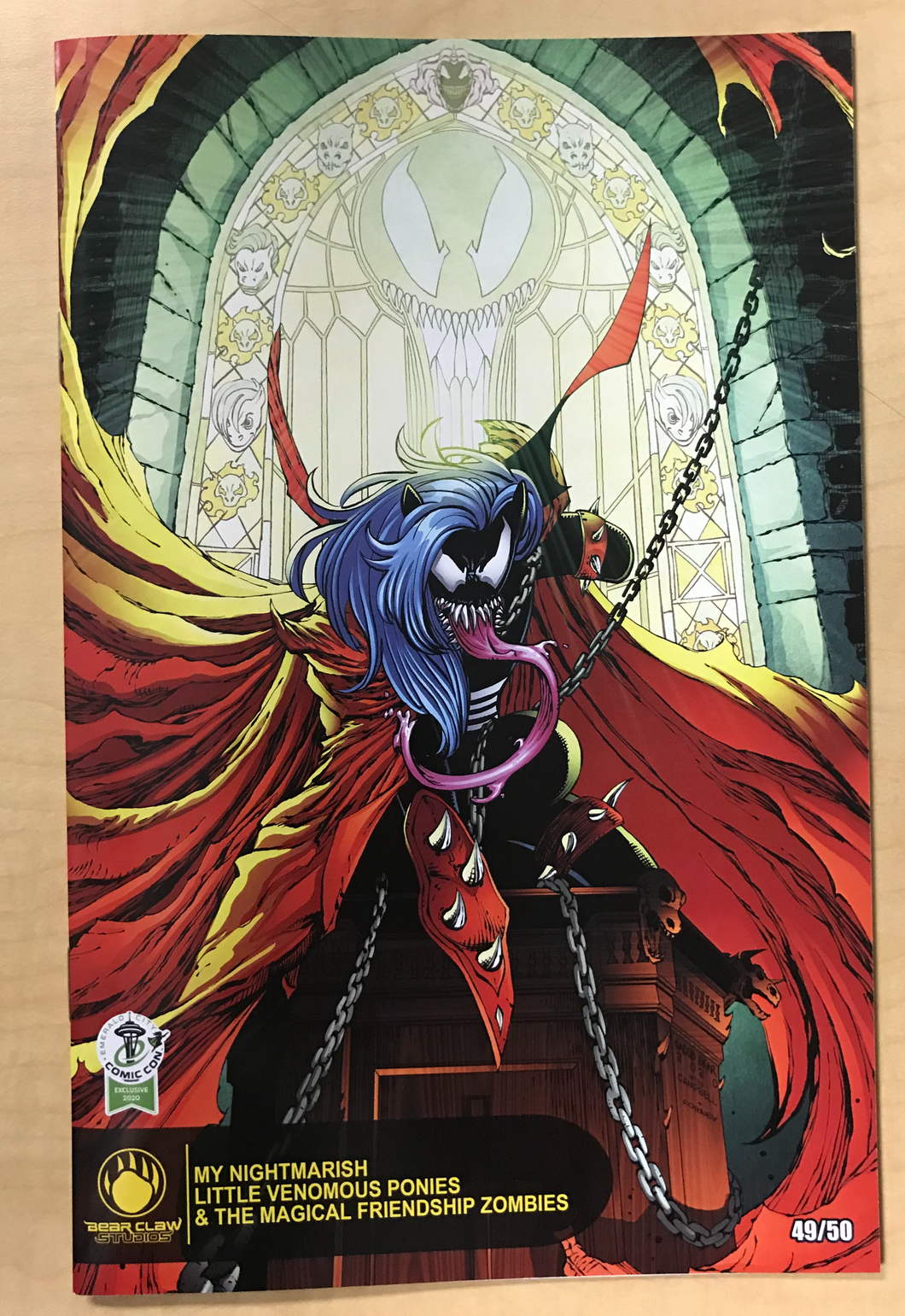 My Nightmarish Little Venomous Ponies & The Magical Friendship Zombies #1 Spawn #300 J Scott Campbell Homage Variant cover by Jacob Bear 2020 ECC Exclusive limited to only 50 copies!!!
