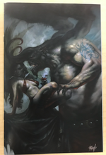 Load image into Gallery viewer, Vampirella #8 2020 C2E2 VIRGIN Variant Cover by Lucio Parrillo Scorpion Comics Exclusive Only 300 Copies Made!!!