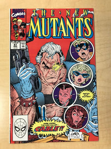 The New Mutants #87 First Full Appearance of Cable Rob Liefeld & Todd McFarlane Cover VF/NM Marvel March 1990