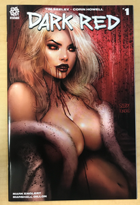 Dark Red #1 Special Edition Trade Dress & Virgin 2 Book Set by Nate Szerdy & Ryan Kincaid