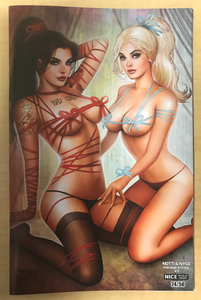 Notti & Nyce: Ménage a Trois #1 Ribbon & Bows Naughty & Nice 2 Book Matching Number Set by Nate Szerdy Only 50 Sets Made BooKooComix Exclusive!!!