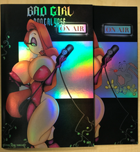 Load image into Gallery viewer, Bad Girl Apocalypse #1 Toxic Vine as Jessica Rabbit Naughty &amp; Nice CHROME HOLOFOIL 2 Book Set by Stef Wilson Artist Proof AP Only 10 Made Forbidden Ink Comics Exclusive!!!