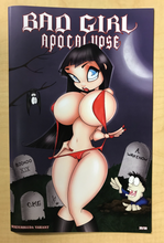 Load image into Gallery viewer, Bad Girl Apocalypse #1 Sukyurbluda Vampirella Homage Naughty &amp; Nice Variant Set by Stef Wilson Only 50 Sets Made BooKooComix Exclusive!!!