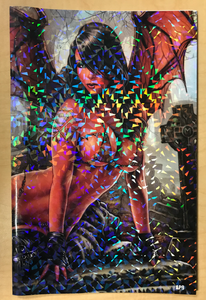 Notti & Nyce Menage a Trois #7 Notti as Hell Virgin Wraparound CRYSTAL FLECK Variant Cover Fantasy Series by Monte Moore Artist Proof AP Limited to Only 10 Copies!!!
