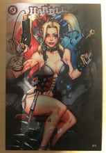Load image into Gallery viewer, Hardlee Thinn #1 &quot;Pop Guns&quot; Nice &amp; Naughty Metal Variant Cover Set by RB White Artist Proof Editions Only 10 Sets Made!!!
