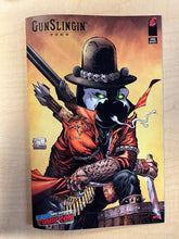 Load image into Gallery viewer, All Out Pooh Do You Pooh Spawn Gunslinger Todd McFarlane Homage Trade Dress Variant Cover by Marat Mychaels &amp; Sean Forney Artist Proof AP Edition Limited to 10 Serial Numbered Copies 2021 NYCC Exclusive