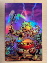 Load image into Gallery viewer, Do You Pooh All Out Pooh Marvel He-Man and The Masters of The Universe #1 Homage CHROME Virgin Variant Cover by Sean Forney Limited to 25 Serial Numbered Copies