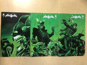 Batbear #1-3 David Finch Batman Homage Joker Green 3 Book Set by Jacob Bear BooKooComix Exclusive Limited to 25 Serial Numbered Sets!!!