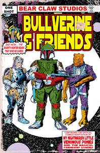 Bullverine & Friends #1 Star Wars #42 1st Appearance of Boba Fett Al Williamson Homage DAMAGED Variant Cover by Jacob Bear BooKooComix Worldwide Exclusive Edition Limited to 25 Serial Numbered Copies!!!