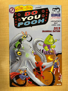 Do You Pooh #1 The Brave and The Bold #28 The Justice League Homage Variant Cover by Marat Mychaels 2019 Comic Xperience Exclusive