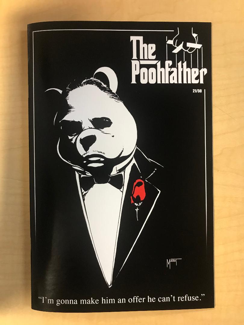 Do You Pooh #1 Marlon Brando The Godfather Movie Poster Homage Trade Dress Variant Cover by Marat Mychaels Limited to 50 Serial Numbered Copies BooKooComix & Brandon's Comics Exclusive