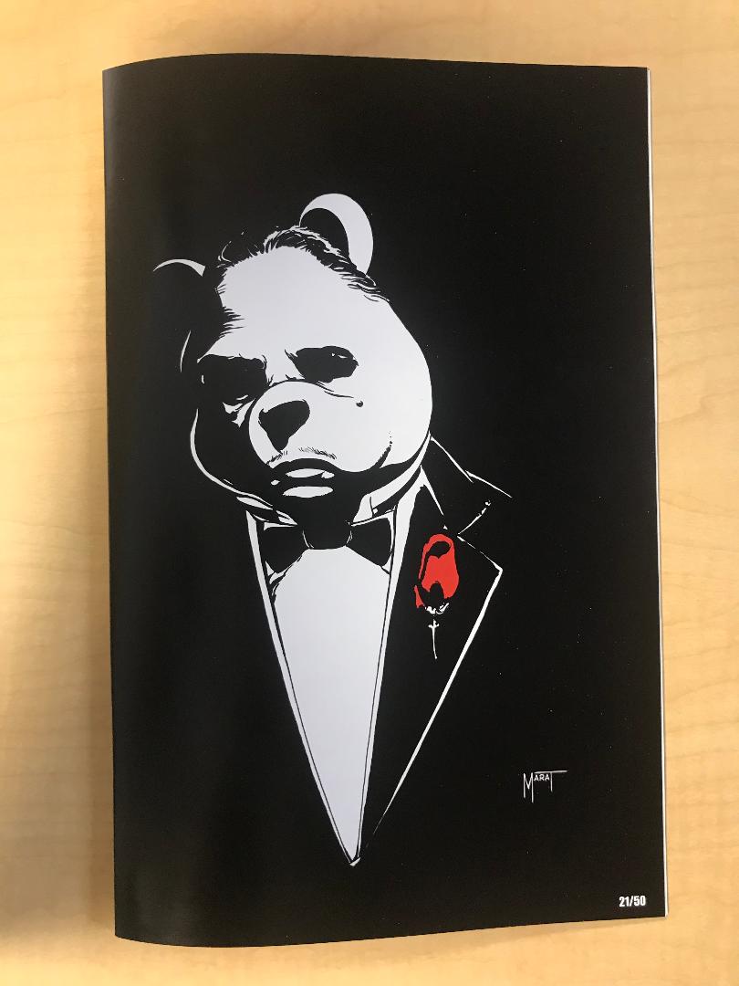 Do You Pooh #1 Marlon Brando The Godfather Movie Poster Homage VIRGIN Variant Cover by Marat Mychaels Limited to 50 Serial Numbered Copies BooKooComix & Brandon's Comics Exclusive