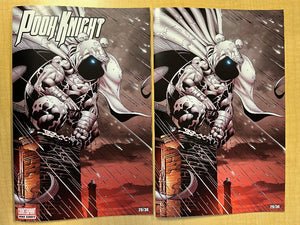 Do You Pooh #1 Moon Knight #2 David Finch Variant Cover Homage Trade Dress & Virgin 2 Book Matching Number Set by Sean Forney Limited to 30 BooKooComix & Lost Cause Comics Exclusive