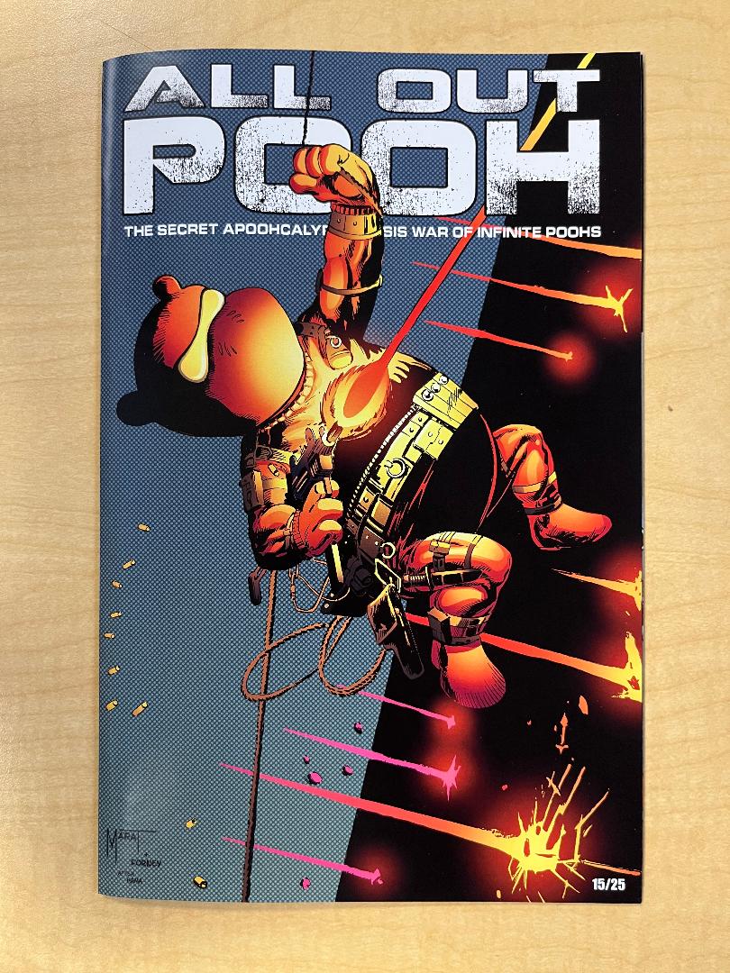 Do You Pooh ALL OUT POOH GI Joe #21 Snake Eyes Homage Trade Dress Variant Cover by Marat Mychaels Limited to 25 Serial Numbered Copies!!!