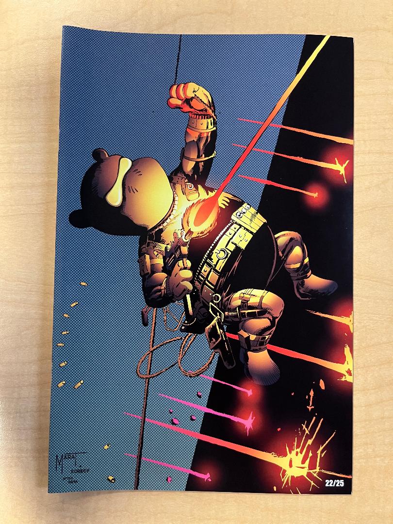 Do You Pooh ALL OUT POOH GI Joe #21 Snake Eyes Homage VIRGIN Variant Cover by Marat Mychaels Limited to 25 Serial Numbered Copies!!!