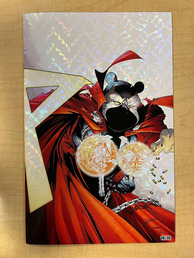 Do You Pooh #1 Spawn #300 Greg Capullo Variant Homage Crystal Fleck Variant Cover by Marat Mychaels & Sean Forney Limited to 10 Serial Numbered Copies!!!
