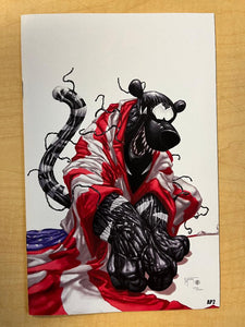 Do You Pooh #1 Tiggom Venom #27 Clayton Crain US Flag VIFGIN Variant Cover Homage Artist Proof AP Edition by Marat Mychaels & Dan Feldmeier Limited to 10 Serial Numbered Copies Worldwide Dark Phoenix Comics Exclusive!!!