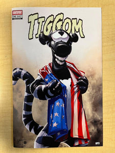 Do You Pooh #1 Tiggom Venom The End #1 Clayton Crain US Flag Trade Dress Homage Variant Cover Artist Proof AP Edition by Marat Mychaels & Dan Feldmeier Limited to 10 Serial Numbered Copies Worldwide Dark Phoenix Comics Exclusive!!!