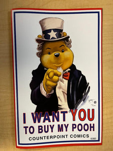 Do You Pooh Uncle Sam I Want You Homage Variant Cover by Marat Mychaels & Dan Feldmeier