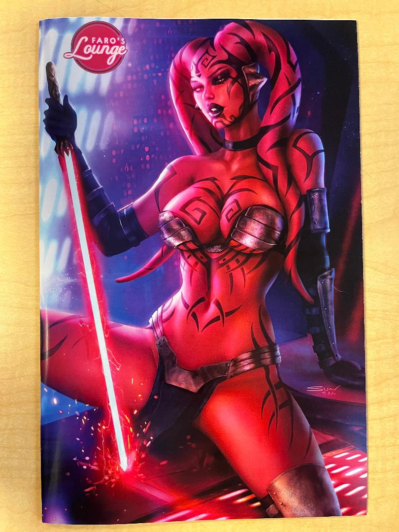 Faro's Lounge Star Wars Dark Apprentice 2 Book Nice & Naughty Set Sun Khamunaki