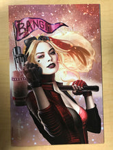Load image into Gallery viewer, Harley Quinn #3 Margot Robbie Homage by Greg Horn Trade Dress &amp; Virgin 2 Book Set Celebrity Authentics Exclusive DC Comics!!!