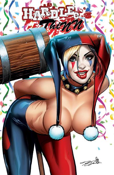 Hardlee Thinn #1 Celebration Variant Cover by Joel Adams /50 BooKooComix Exclusive