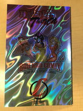 Load image into Gallery viewer, Hardlee Thinn #1 Nothing but a Smile FULL NUDE Super Chase LAVA HOLOFOIL Variant Cover by SHIKARII BooKooComix 20th Anniversary Edition Limited to 20 Serial Numbered Copies!!!