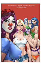 Load image into Gallery viewer, Totally Rad Life of Violet #3 The Lost Boys Movie Poster Homage Nice &amp; Naughty 2 Book Set by Alfret Le BooKooComix Exclusive Limited to 50!!!!