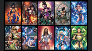 Notti & Nyce Cosplay Gallery Vol. 2 Fatally Flawless Mortal Kombat Homage 10 Book Variant Cover Set