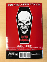 Load image into Gallery viewer, Lady Death Hellraiders #1 RAW Variant Cover by Diego Bernard Signed Brian Pulido