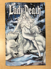 Load image into Gallery viewer, Lady Death Sworn #1 Winters Bane Variant Cover by Richard Ortiz Signed Brian Pulido 125 Copies Made!!!