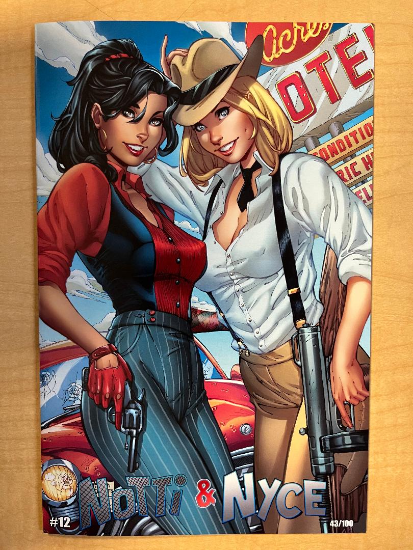Notti & Nyce #12 Gangster Life Nice & Naughty 2 Book Variant Cover Set by Mike Debalfo & Ula Moss Limited to 100