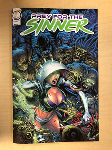 Prey for The Sinner #3 BooKooComix Exclusive Kickstarter Variant Cover by Alan Goldman Limited to Only 50 Serial Numbered Copies!!!