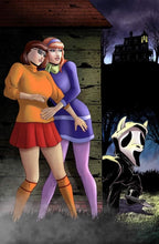 Load image into Gallery viewer, My Nightmarish Little Venomous Ponies &amp; The Magical Friendship Zombies #1 Velma &amp; Daphne vs Ghost Face Scooby Doo &amp; SCREAM Homage Nice, Naughty &amp; Chase 3 Book Matching Number Variant Cover Set Limited to 25 by Jacob Bear BooKooComix Exclusive Editions