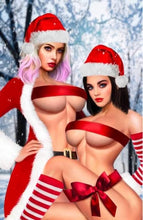 Load image into Gallery viewer, Totally Rad Christmas Santa&#39;s Little Helpers Nice &amp; Naughty 2 Book Variant Set by Piper Rudich 2021 BooKooComix Exclusive Limited to 50!!!