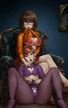 Load image into Gallery viewer, Totally Rad Monsters #1 Velma &amp; Daphne Cosplay Nice, Naughty &amp; Chase 3 Book Variant Cover Set by M. R. Gunn Limited to 50 BooKooComix Exclusive
