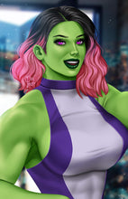 Load image into Gallery viewer, Totally Rad Life of Violet #1 She-Hulk Cosplay Nice &amp; Naughty 2 Book Variant Cover Set by Myaterak BooKooComix Exclusive Editions Limited to 50