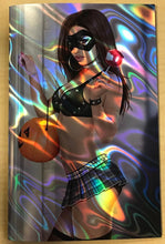 Load image into Gallery viewer, Totally Rad Comics Presents #1 Nice &amp; Naughty Virgin Lava Holo-Foil Jeweled 2 Book Variant Set by Keith Garvey BooKooComix Exclusive Limited to 25!!!