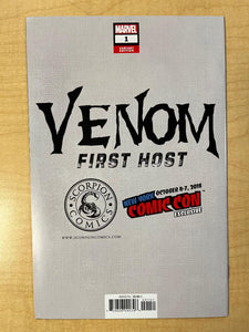 Venom First Host #1 Scorpion Comics 2018 NYCC Exclusive Variant Cover by Clayton Crain 1st Tel-Kar