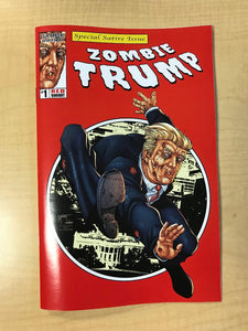 ZOMBIE TRUMP Red Republican Variant Cover & Ending by Marat Mychaels ASM 300 Homage Counterpoint Comics