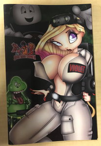 Totally Rad Life of Violet #2 Ghostbusters Homage Nice & Naughty Variants 2 Book Set by Stef Wilson Only 50 Made!!!