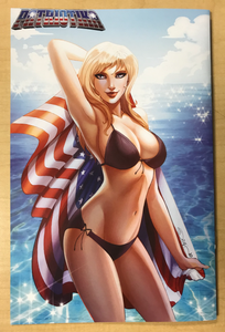 Patriotika #1 2018 Phoenix Comic Fest Exclusive Variant Cover by Mike Debalfo Only 150 Copies Made!!!