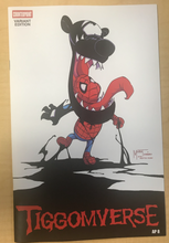 Load image into Gallery viewer, TIGGOMVERSE #1 Venomized #1 Skottie Young Homage TRADE DRESS Variant Cover by Marat Mychaels Artist Proof AP Edition Limited to 10 Serial Numbered Copies Unknown Comics Exclusive!!!