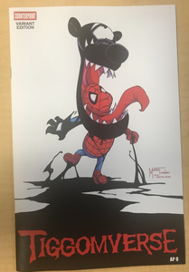TIGGOMVERSE #1 Venomized #1 Skottie Young Homage TRADE DRESS Variant Cover by Marat Mychaels Artist Proof AP Edition Limited to 10 Serial Numbered Copies Unknown Comics Exclusive!!!