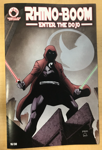 Rhino-Boom: Enter The Dojo #1 May The 4th Be With You Star Wars Day Exclusive Batman #50 Greg Capullo Homage Trade Dress & Virgin 2 Book Set by Jacob Bear Limited to Only 30 Serial Numbered Copies!!!