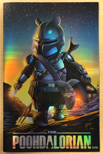 Load image into Gallery viewer, Do You Pooh The Poohdalorian The Mandalorian Star Wars Homage Black Friday 2020 1 Day Edition CHROME Variant Cover by Marat Mychaels Only 66 Copies Made!!!