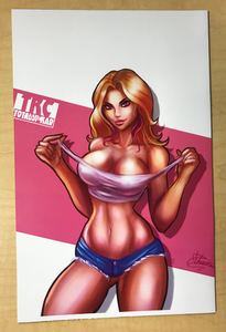 Totally Rad Life of Violet #1 Playboy Homage Variant Cover by Stef Wilson