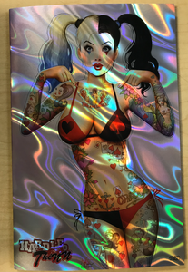 Hardlee Thinn #1 BooKoo Tattoo NICE Lava Holofoil Variant Cover by Nate Szerdy BooKooComix 20th Anniversary Exclusive Limited to Only 20 Serial Numbered Copies!!!