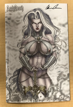 Load image into Gallery viewer, Lady Death: Revelations #1 NAUGHTY Edition Variant Cover by David Harrigan Signed by Brian Pulido w/ COA!!!