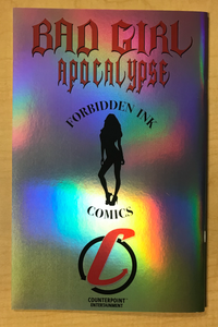 Bad Girl Apocalypse #1 Toxic Vine as Jessica Rabbit Naughty & Nice CHROME HOLOFOIL 2 Book Set by Stef Wilson Artist Proof AP Only 10 Made Forbidden Ink Comics Exclusive!!!